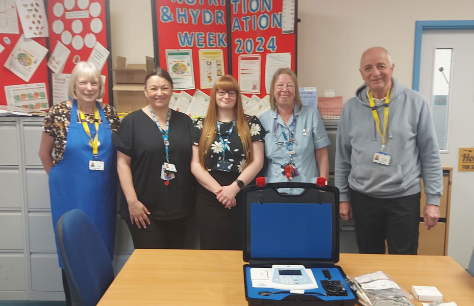 LEAGUE OF FRIENDS FUNDS an ECG FOR COMMUNITY NURSES