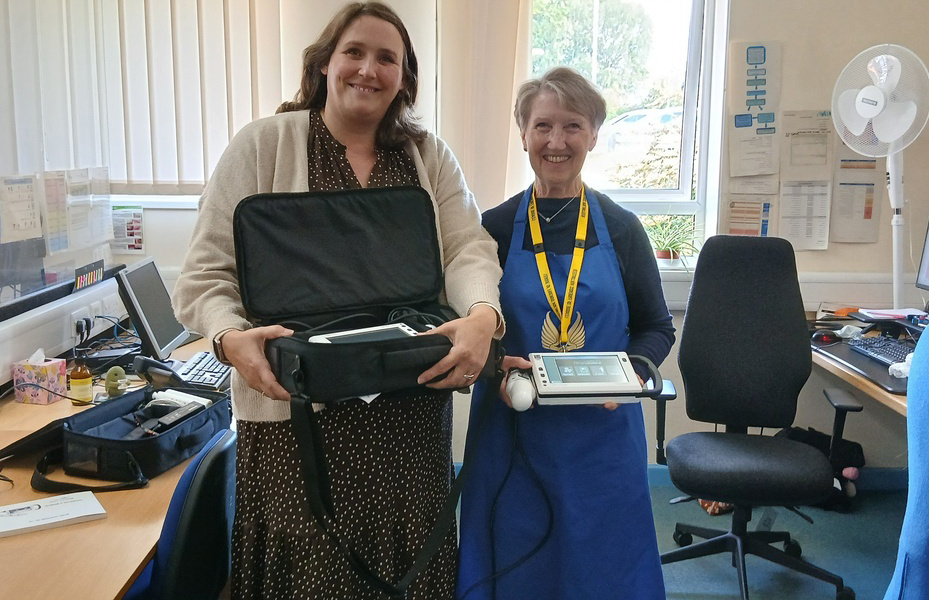 LEAGUE OF FRIENDS FUNDS EQUIPMENT FOR ILKESTON COMMUNITY OUTPATIENTS