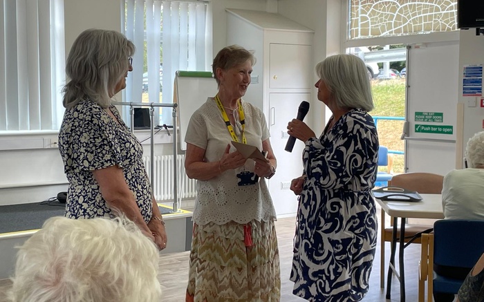 '. Stanton by Dale WI support for the League of Friends Memory Cafe.'